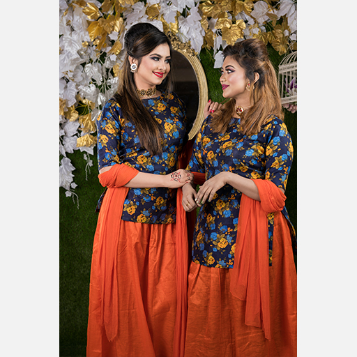 Holud Dress (Floral)